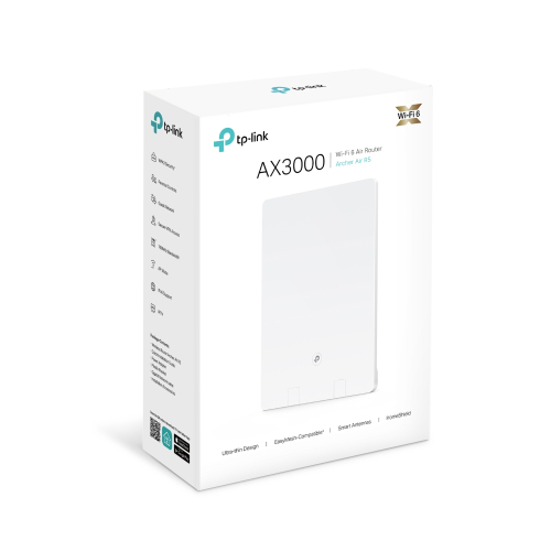 TP-Link - Archer Air R5 AX3000 Wi-Fi 6 Air Mesh 超薄路由器