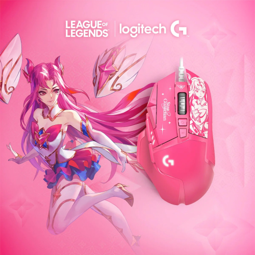 Logitech G502 HERO 高效能遊戲滑鼠 - 星光守護者版-凱莎 910-006969