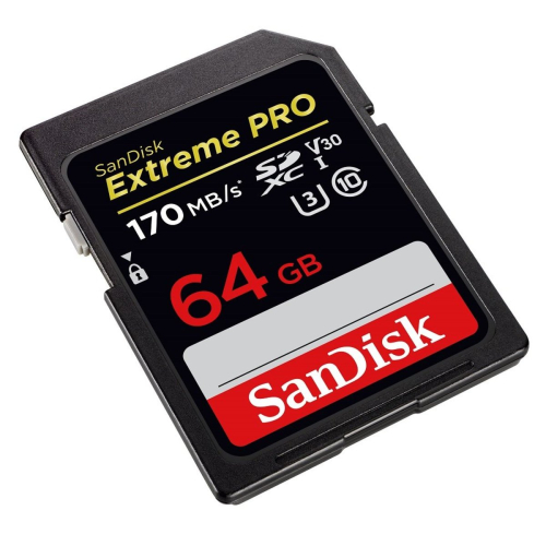 Extreme PRO 64GB UHS-1 170MB/R 90MB/W 記憶卡 (SDSDXXY-064G-GN4IN)