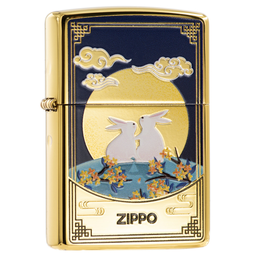 Zippo -【亞洲限量款】玉兔相伴 防風打火機