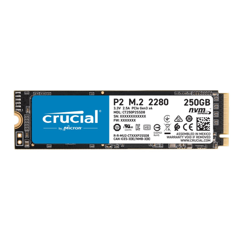 Crucial - P2 3D NAND NVMe PCIe M.2 固態硬碟