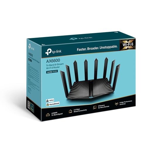 TP-Link - Archer AX90 AX6600三頻Gigabit OFDMA MU-MIMO WiFi6無線路由器