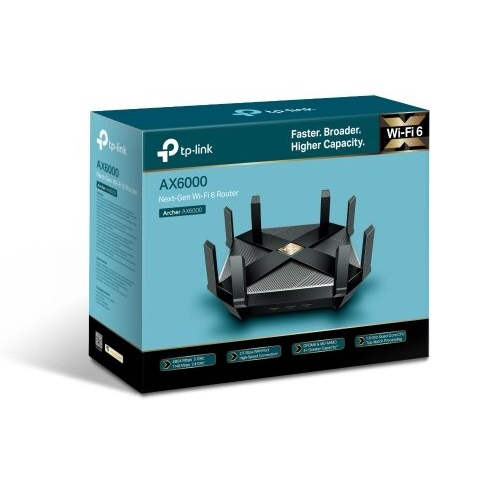 TP-Link - Archer AX6000雙頻Gigabit OFDMA MU-MIMO WiFi6無線路由器