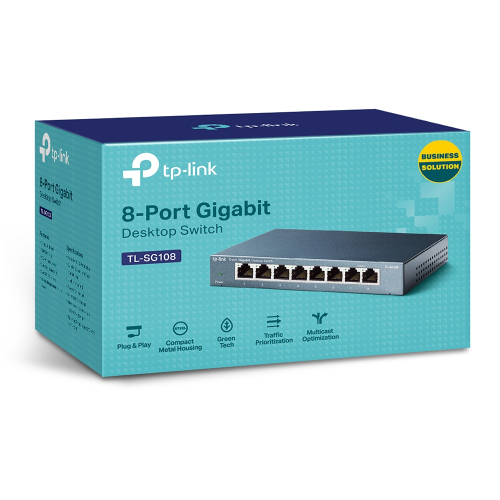 TP-Link TL-SG108 8Port 專業級Gigabit 交換器