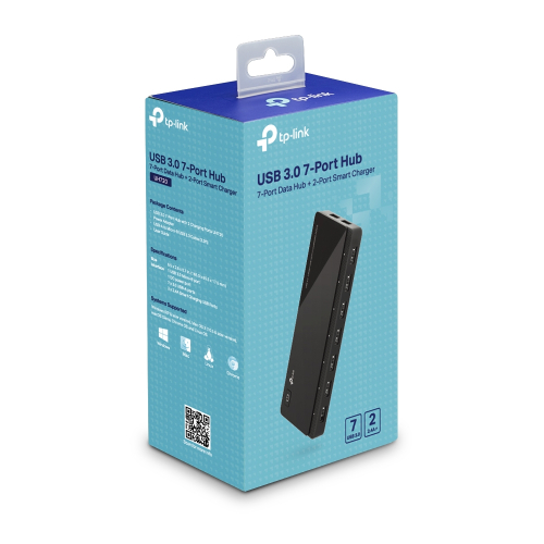 TP-Link - UH720 USB 3.0 7 USB埠集綫器(含2充電埠) USB端口拓展 USB Hub