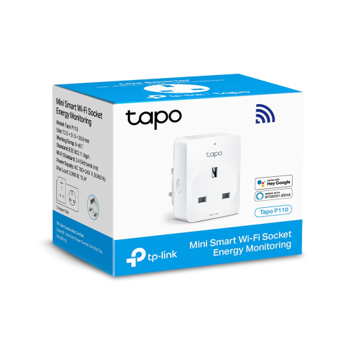 TP-Link - Tapo P110迷你WiFi智能插座 用電監測 智能家居 排程控制 遠程控制