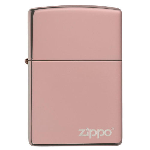 Zippo -【美版】經典高拋光玫瑰金 Zippo 標誌設計防風打火機
