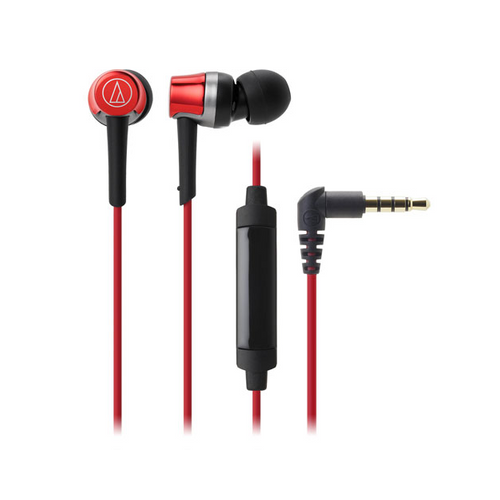 Audio Technica ATH-CKR30IS 入耳式連咪高峰 - 紅色