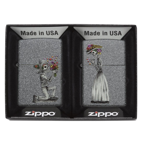 Zippo -【美版】骷髏之戀 Iron Stone Couple防風打火機