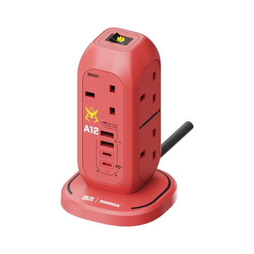 機動戰士高達 x Momax 系列: ONEPLUG PD20W 2A2C 7位拖板 - MS-06S 馬沙專用渣古II版本 #US18UKGDR
