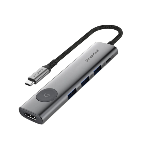 MAGIC-PRO - ProMini CH6T 6-in-1 USB-C 擴展器 #PM-CH6TGY