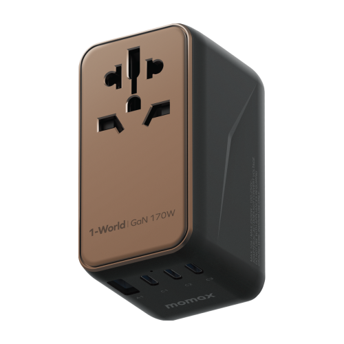 Momax 1-World 170W GaN 四接口旅行充電插座 - 砂岩色 #UA17