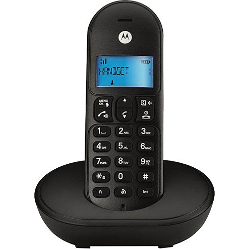 Motorola T101+ 數碼室內無線電話-黑色