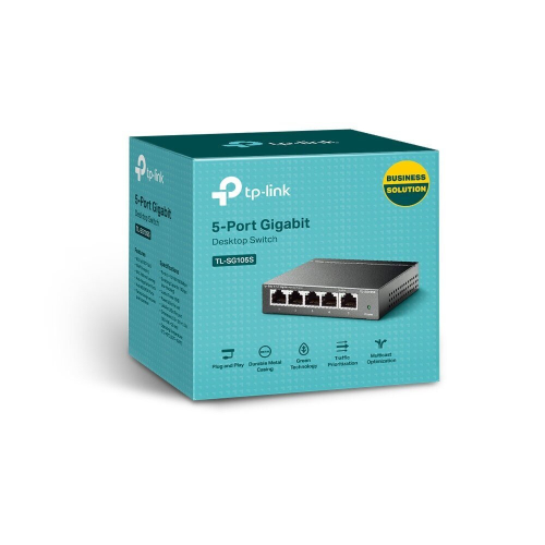 TP-Link - TL-SG105S 5 埠 Gigabit 乙太網路交換機 ︱網絡交換器︱交換機 switch