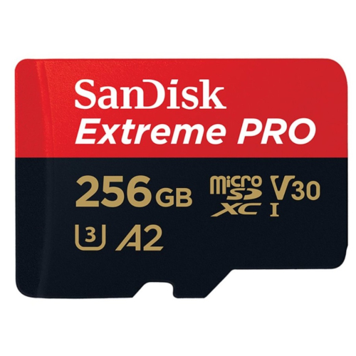 Extreme PRO MicroSD 256GB A2 U3 記憶卡 (SDSQXCZ-256G-GN6MA)