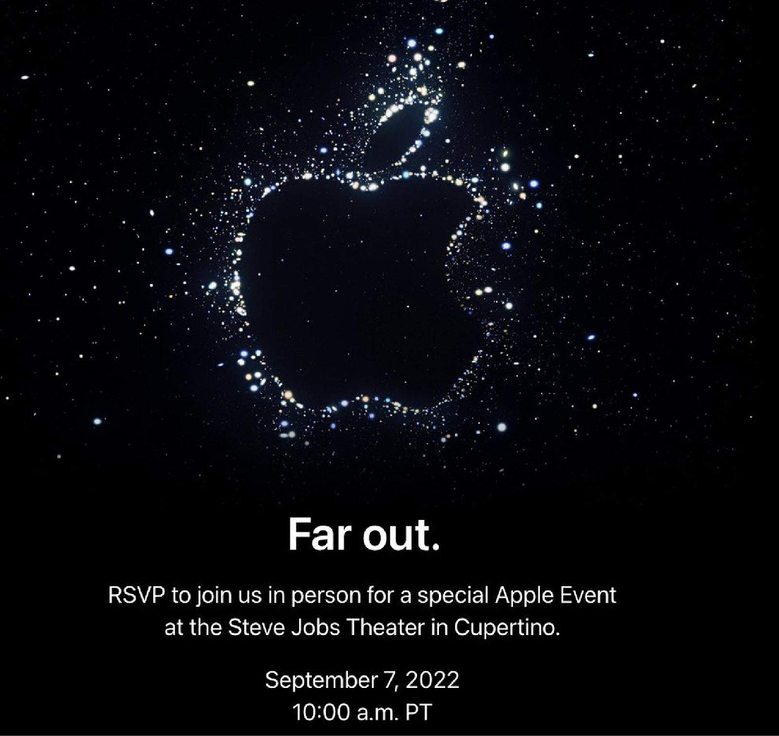 Apple 9月7日將舉行發佈會